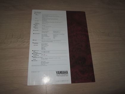 Yamaha-TX802+VL1 Original Brochures -Rare